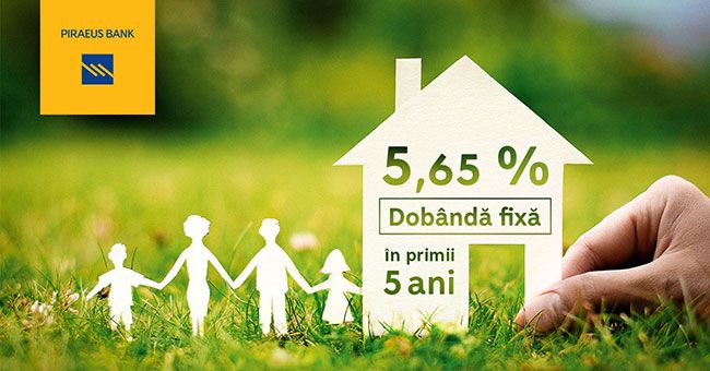 Piraeus Bank România - salt în topul primelor 4 oferte de credit imobiliar de pe piață 