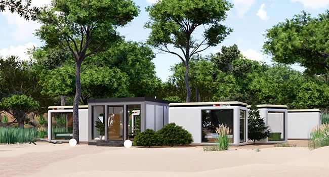 PRODUS INOVATOR: Case din fibră de sticlă portabile la TNI! 