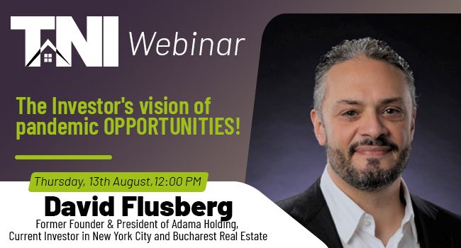 Webinar TNI:  Viziunea investitorului asupra oportunităților din pandemie!