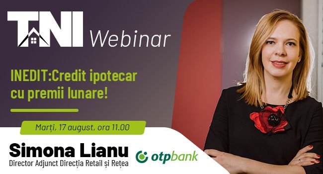 Webinar TNI:  Credit ipotecar cu premii lunare!