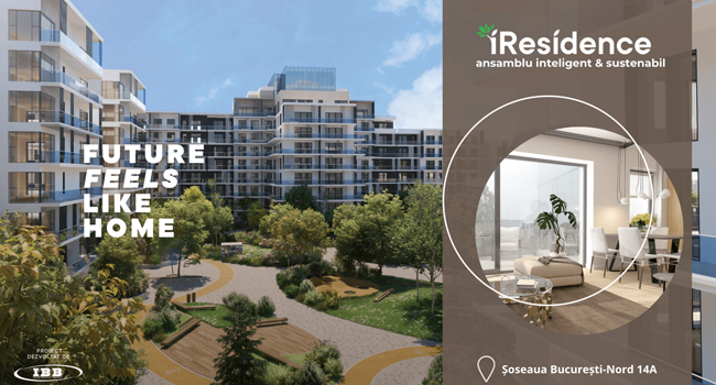Confort, natură, tehnologie, sustenabilitate – descoperă la TNI apartamentele viitorului din ansamblul inteligent iResidence 