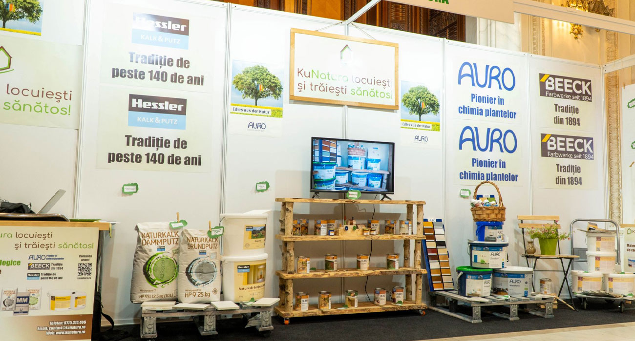 KuNatura a prezentat materiale ecologice de construcții la TNI 2025