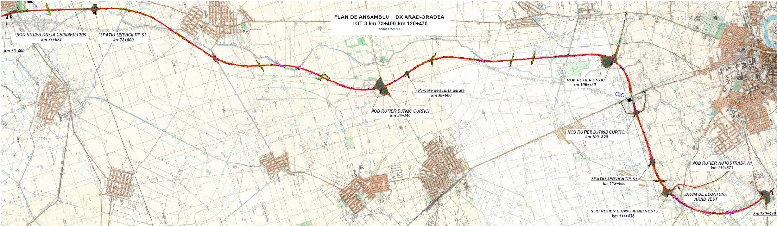 Drum expres Arad – Oradea: A fost semnat contractul pentru lotul 3, de peste 2,8 mld lei