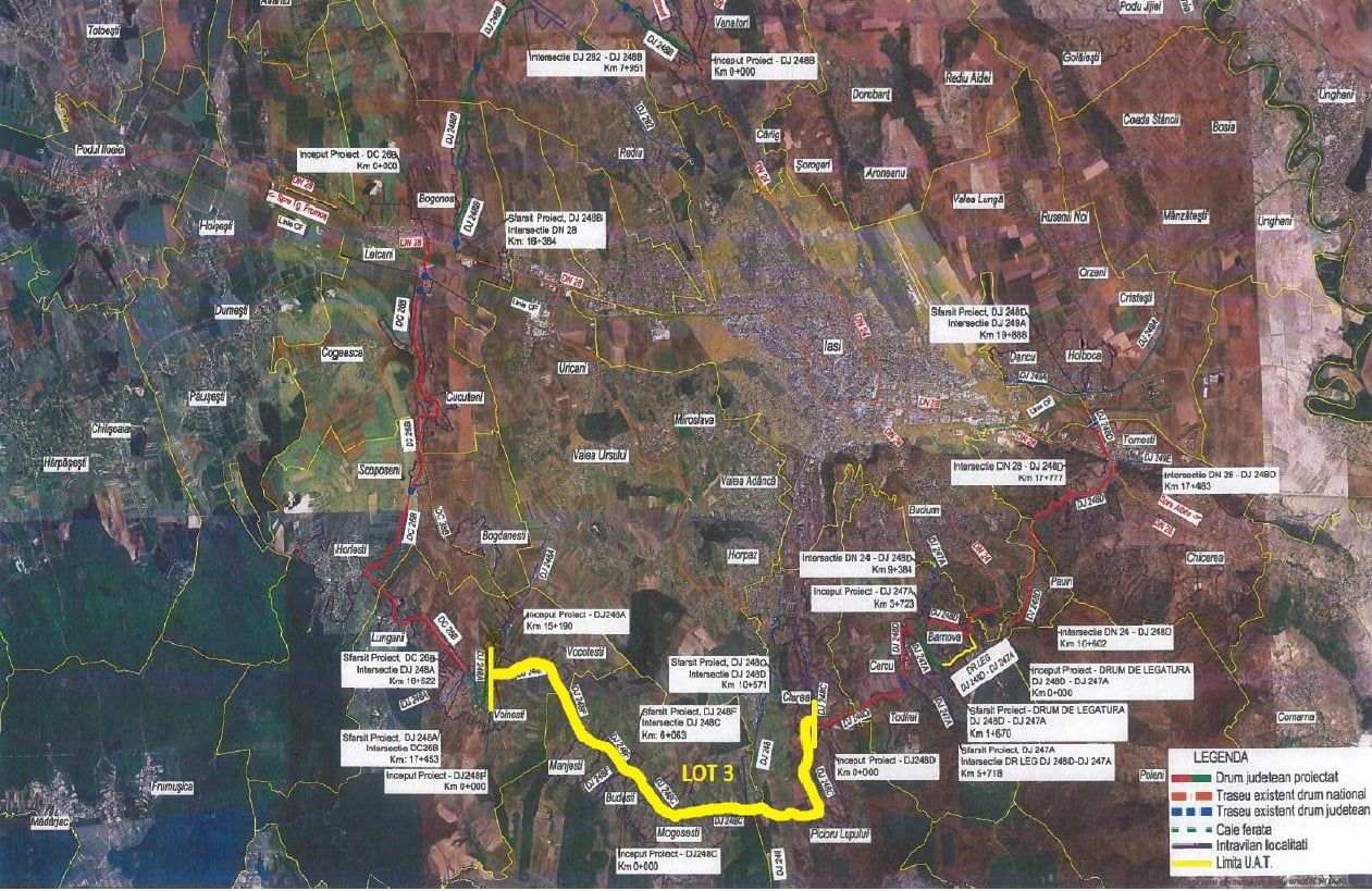 Centura Usoara Iasi: Fisier buclucas in oferta pentru Lotul 2