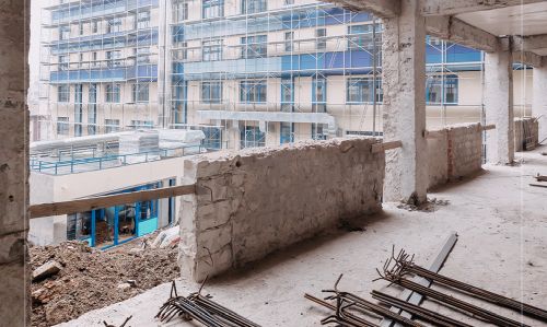 Constructii Erbasu avanseaza cu lucrarile la Spitalul Judetean de Urgența „Dr. Pompei Samarian”